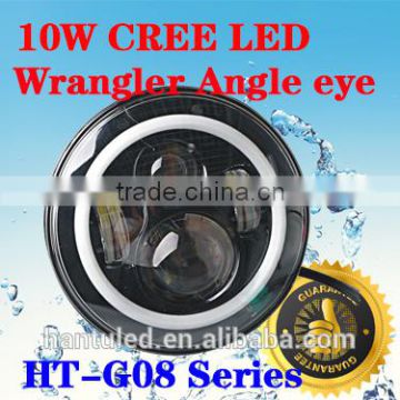 windshield single row bar Headlight DRL Angel eye ring slide bracket led light bar