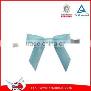Ribbon Bow With Wire Twist Tie/ribbon Bow Pre-made Bow for Wine Bottle photo-2