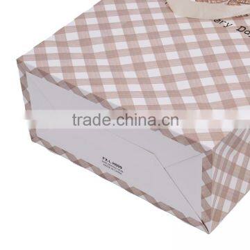 design OEM classical stripe best paper bag