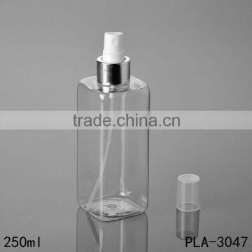 Cosmetic container plastic bottle PET 250ml