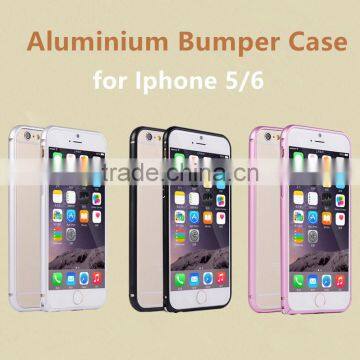 Ocase Luxury Simple For iphone 5/5s/6/6s Aluminum Bumper Case with Hippocampal Buckle