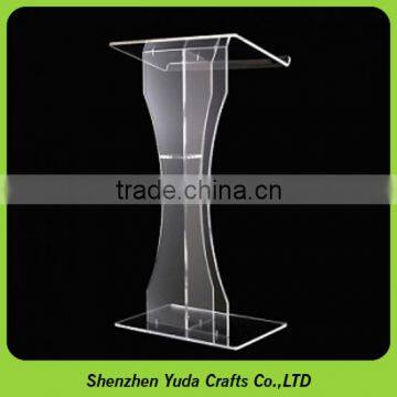 Modern classic clear acrylic podium for modern meetings