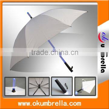 23''*8k straigh folding shenzhen led umbrella