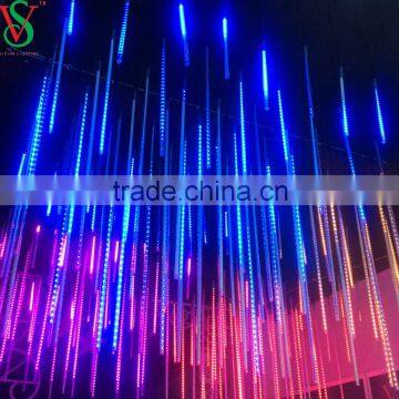 led chasing christmas lights outdoor meteor starfall tube lights