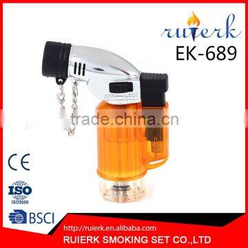 EK-689 Scorch Torch Refillable Windproof Butane Cigarette Cigar Torch Lighter