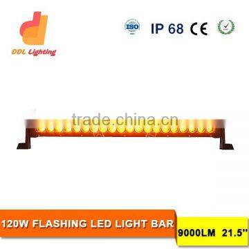 Wireless Remote Control Color Change Off Road Dual Color Led Lighting 120w Led Flash Light Bar