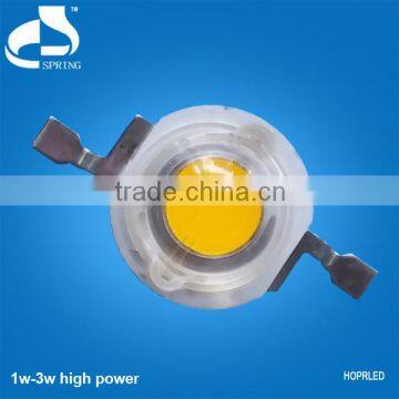 led light parts with diffuser cover For 60W Led Street Lens With PCB Solder 1W Bridgelux Led 120130lm
