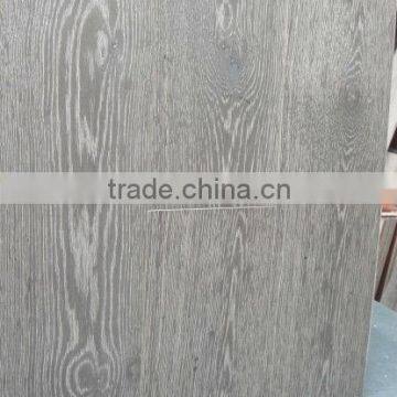 Grey Brushed White Oak Engineered Wood Flooring