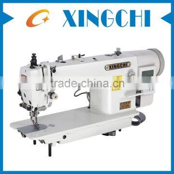 computerized high speed direct drive lockstitch sewing machine with integrative computer controller