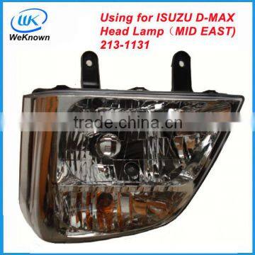 Pickup parts head lamp using for Isuzu D-MAX series (Mid East)