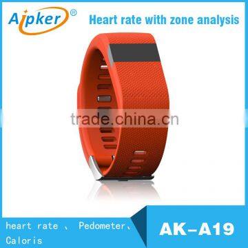 2016 smart wristband pedometers bluetooth sleeping monitor heart rate monitor wristband