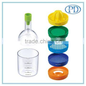 8 tools kitchen tool like bottle juice maker sets lemon squeezer spice grater egg masher cheese grater cap pener egg separator