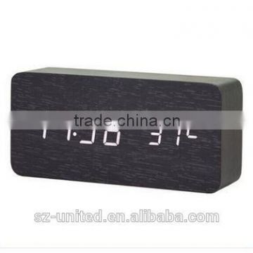 Hot LED MDF wooden alarm clock--- Model 1699