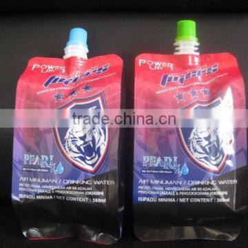 4 heads liquid stand up pouch and doypack filling and capping packing machine