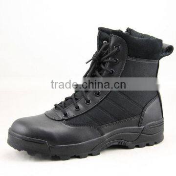 9' leather military boots