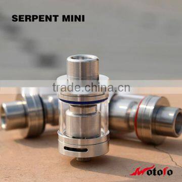 High quality RTA Wotofo Serpent mini RTA Single coil Build Deck serpent mini