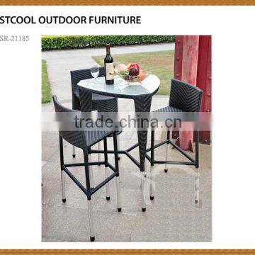 All Weather Rattan Patio Bar Set