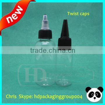 hot sell 30ml e-liquid plastic bottles with twist dropper drip twist off cap