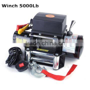 4X4 electric winch with 5000IBs with 12V or 14V optional