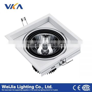 Grid led square downlight ,10/12/15W square led downlight