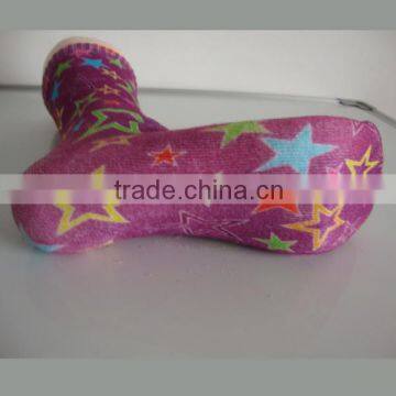 Haining GS Custom Colored Star Design 360 Degree Seamless Printing Cotton Men Sublimatiom Socks photo-5
