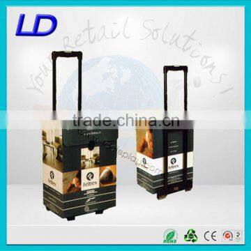 cardboard trolley case ,cardboard trolley bag ,cardboard trolley display