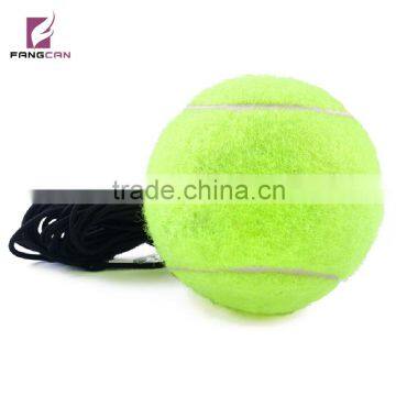 Personalized Training tennis ball with Rounded Black elastic string