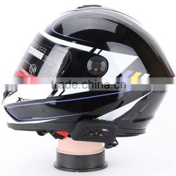 2016 Updated Soft Earphone! 2 Pcs V4 Motorcycle Helmet Bluetooth Intercom Headset With FM for 4 Riders 1200m Wireless Interphone photo-6