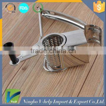 stainless steel rotary cheese grater