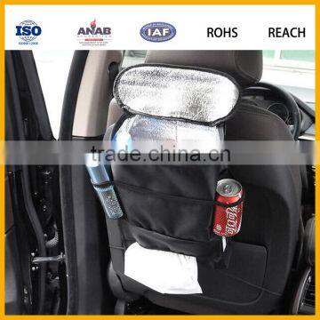 Car Seat Organizer,Auto Seat Back Organizer,Multi- Pocket Travel Storage Bag Insulted Car Seat Back