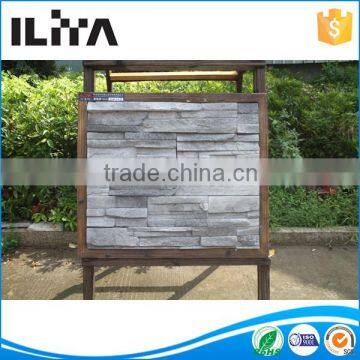 Interlocking plastic brick panels for walls decorative brick stone panel made by silicone molds