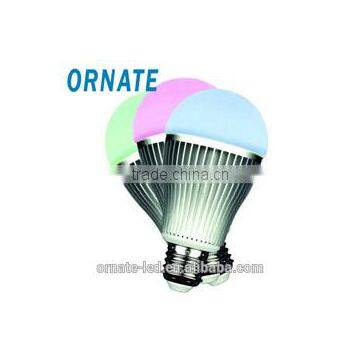 wholesale energy saving Aluminium dimmable e27 wifi control rgbw bulb led/wifi control led light with CE&RoHS approved