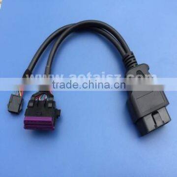 Custom auto OBD ii splitter y cable