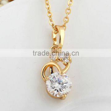 2014 fashion zircon pendant necklace(AM-D0381)