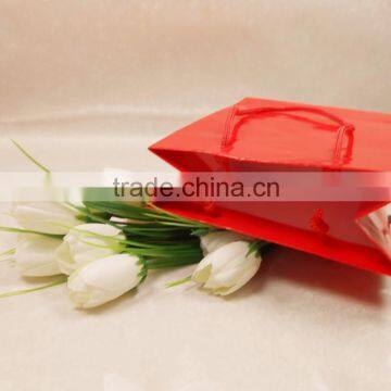 Coated Paper Customized Red Paper Gift Bag ,paper Gift Bag for Gifts Packaging photo-2