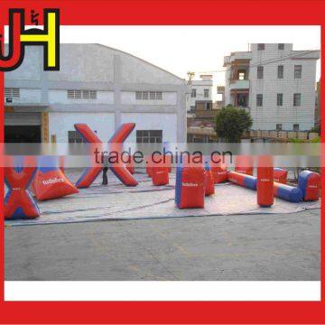 High Quality Laser Tag Game Inflatable Paintball Air Bunkers For Amusement