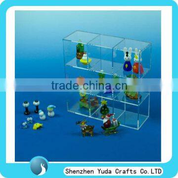 lovely acrylic transparent four tiered baby doll display holder plexiglass toy display case