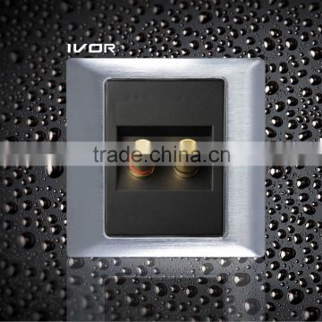 Hot sale made in China high quality signal gang Audio socket & switches