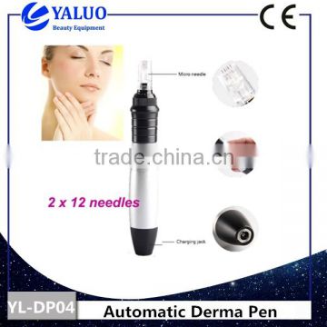 golden Micro needle therapy 12 needles derma pen with high quality