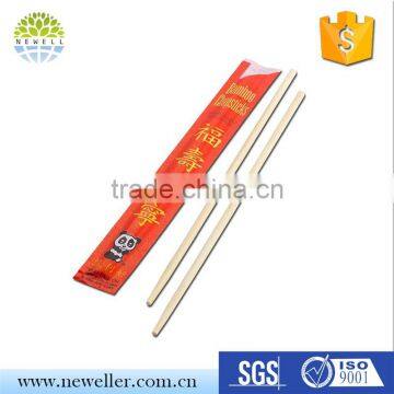 ODM Natural pe Packing Round Chopsticks Manufacture