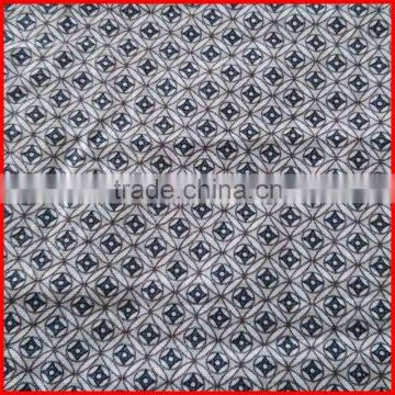 stock fabric 100%cotton fabric with copper cash design printing for western style suit lining