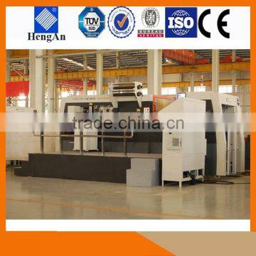 Fully automatic die cutting machine with stripping for cardboard corrugated board