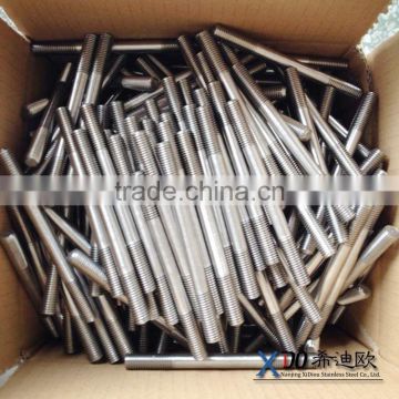 alloy 904L/F55 stainless steel fasteners double head stud bolt 1.4539 N08904