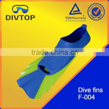 Wholesale Blue And Green Rubber Fin For Pool Or Snorkel Use