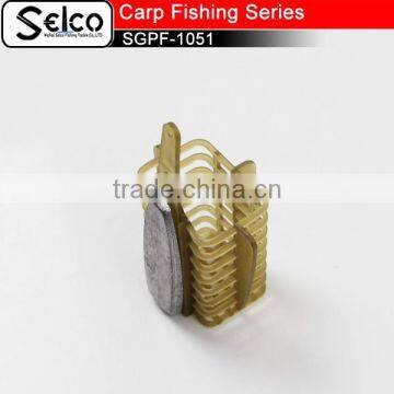 Carp fishing tackle Rectangle plastic lead fishing feeder