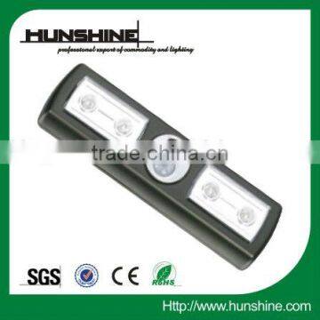 new popular PIR+CDS solar pir sensor light with 4led