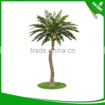 Artificial Monitor Coconut Tree Fiberglass Trunk Artificial Coconut Palm Tree Outdoor photo-5