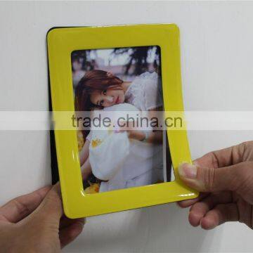 Advertising Product 4" x 6" Fridge Magnet Photo Frame Color Soft PVC Photo Frame Stick on the Wall photo-2