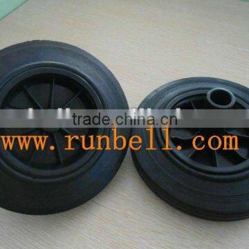 rubber solid bin wheel