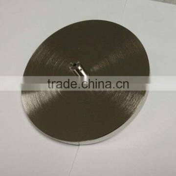 High Precision CNC machined small industrial steel flywheel with plating Ni in shenzhen